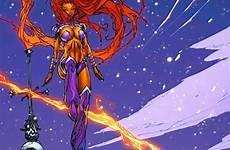 starfire dc comics comic rocafort kenneth marvel hood red heroes