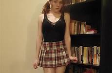 nerdy girls hot skirt mini school she legs skirts