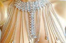body jewelry chain rhinestone necklace choker chains choose board tassel necklaces