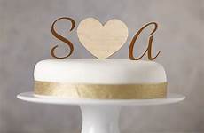 cake toppers personalised monogram topper initial notonthehighstreet sophia joy victoria