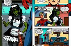 spiderman hulk maid komiks marvela