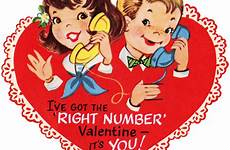 valentine kids retro valentines children telephone card graphics cute graphic adorable shows talking colorful hand fun