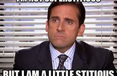 office memes meme michael scott funny superstitious quotes friday 13th little stitious isms am but humor job jokes happy cute