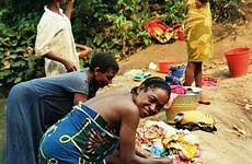 gabon life washing african africa river clothes women culture save people wash choose board tribes their