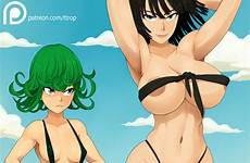 hentai sisters punch tatsumaki fubuki man ttrop xxx beach bikini big envy rule34 breasts breast rule 34 foundry edit respond