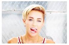miley cyrus gif wink tongue gifs giphy everything has mouth