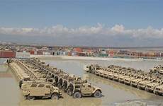 afghanistan mrap army vehicles equipment left american bagram ship bill airbase lined nearly million worth report 6bn faces harrison graham