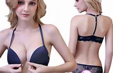 bra front seamless closure comfortable lace set cotton push sexy brassiere underwear thin sets women lingerie padded