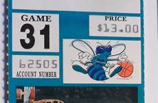 hornets stubs collectible