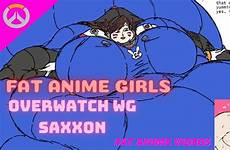 fat gain anime weight saxxon girls overwatch