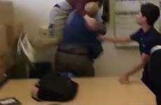 fired teacher filmed substitute guilford slamming emerged