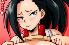 momo academia yamamoto doujin yaoyorozu gelbooru edit