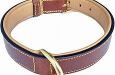 collars leather dog collar large soft chewy brown