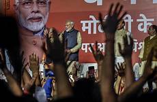modi india party indian bharatiya janata election results headquarters workers delhi minister narendra talks prime cnn victory declares atul