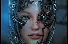 cyborg sci aesthetic futuristic cyborgs