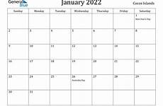 2022 calendar january printable generalblue cocos islands source