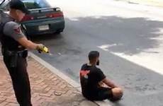 police officer stun unarmed firing taser