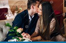 kissing bar couple eating food restautant preview