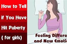 puberty girls if tell started