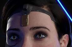 realistic female hyper 2077 renders cyborg