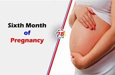 pregnancy month sixth second 6th development changes baby symptoms physical child