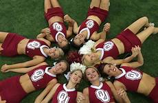 oklahoma sooners cheerleaders sooner cheer college cheerleader choose board football girls cheerleading