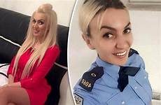 busty blonde policewoman hottest kosovo polish viral police policewomen officer hot eu radioaktywni young dubbed goes her uniform express after
