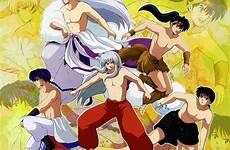 inuyasha shiori tennen miroku bankotsu kouga zerochan sesshoumaru anime fanpop alice character