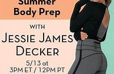 decker jessie livestream announces muscles weights relying cardio