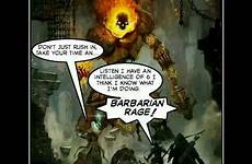 dnd dungeons dragones calabozos barbarian hilarious motivate demotivate cleric rpg grog bárbara furia balanceado