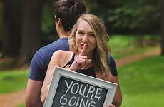 pregnancy announcement surprise husband shoot maternity wife chalkboard photoshoot secret pregnant baby going clever his poses him he she dad