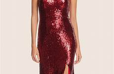 dress sequin red strapless long prom formal gown macloth dresses