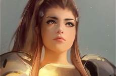 brigitte overwatch rossdraws draws gulavisual tran lindholm luminous