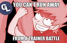 trainer run battle away trying