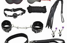 toys bondage sex slave toy bdsm set kit sm bed leather adult fetish pcs faux fantasy bedroom women restraint fun