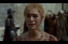 thrones game shame cersei walk naked lannister scene