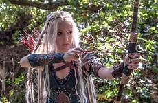 elf fantasy elven larp archer punk elfa nymph archery kostuum valkyriethais swelarpers garb