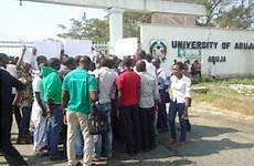 abuja university protesters disrupt examinations student