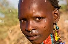 girl omo tribes village turmi lower alamy portrait near