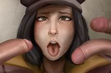 fallout piper ahegao mouth open penises tongue penis rule respond edit