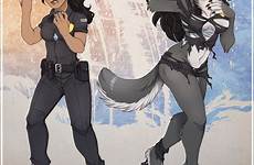 cop werewolf furry anthro werewolves fur facdn affinity