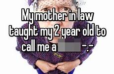 mother stories laws wives law ghastly her had sharing said their disgruntled two year old tried whisper hers startling picked