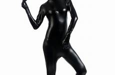 zentai suit catsuit body lycra bodysuit unisex costume metallic spandex shiny sexy wet party unitard