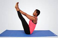 yoga stock pose balancing woman toe mat doing exercise big asana posture sitting quality high both details