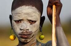 suri ethiopian tribes ethiopia surma dietmar dietmartemps visage photographie