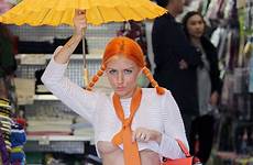 nip slip gabi braless grecko nude she reach wouldn continued despite stop above head her safety sun parasol