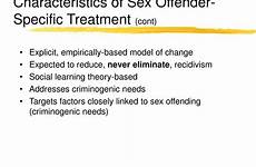 treatment specific offender sex characteristics ppt powerpoint presentation