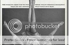 1955 toe nylon burlington stockings ad