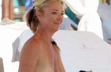 topless tamara beckwith caught nude celebrities beach celebs star celeb leaked sexy sex tv oops naked presenter celebrity dannii minogue