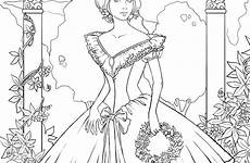 detailed pages coloring girls getcolorings princess